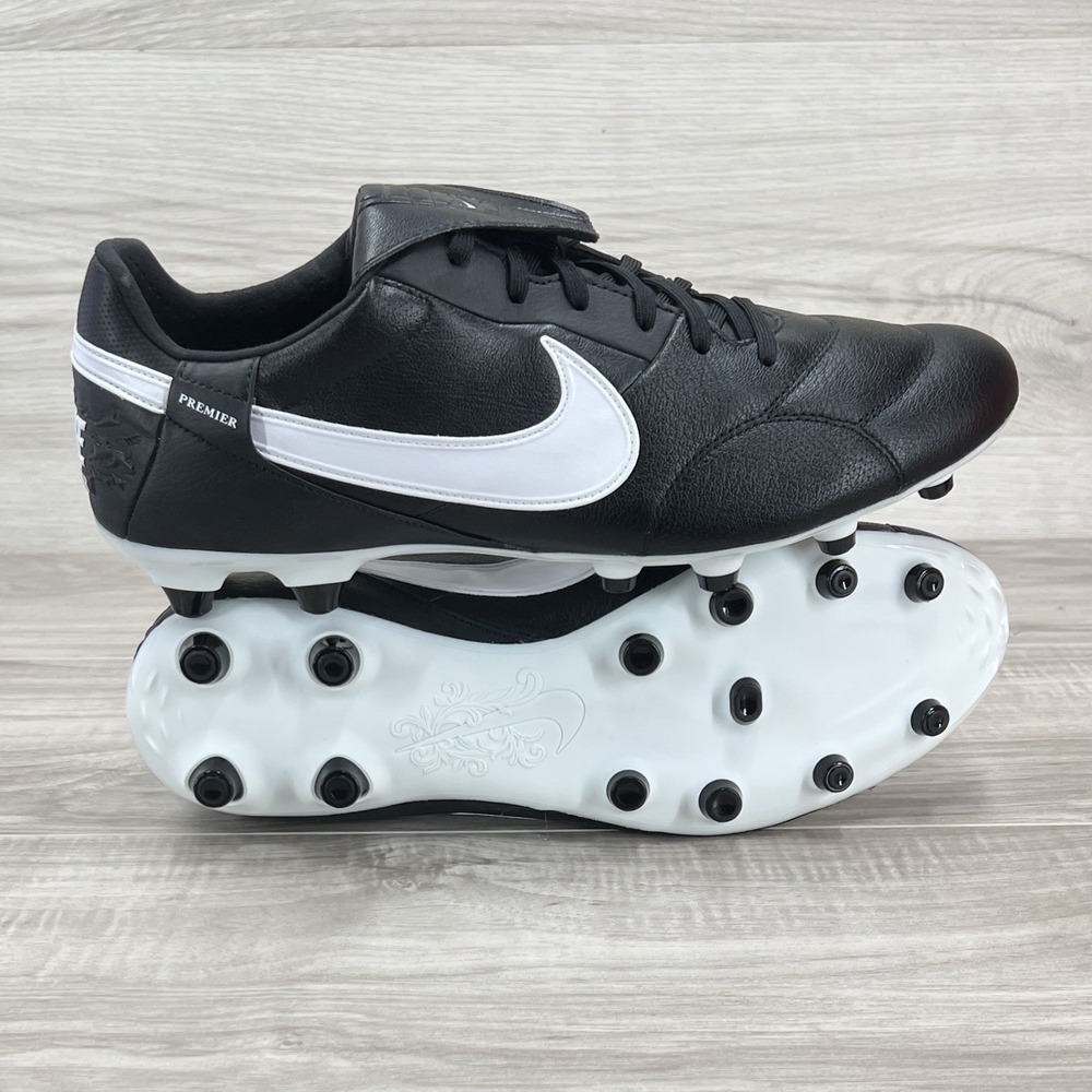 Nike Soccer Cleats Premier III 3 FG Mens Size 11 Black White AT5889-010 NEW